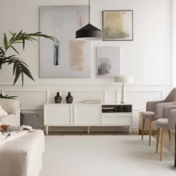 Banak Margot Meuble tv laqué en blanc