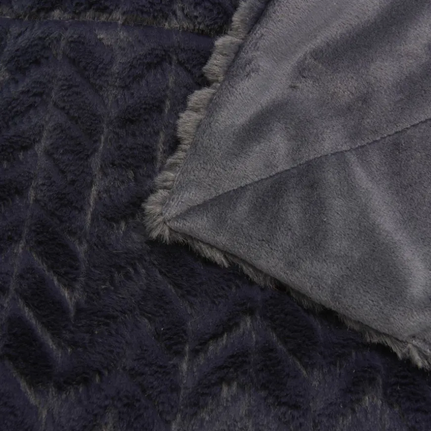 Banak Mary Manta bleu marine 130x170