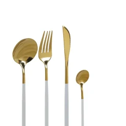 Banak Maso Couverture set 16 inox doré