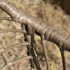 Banak Mattia Chaise de jardin en rotin synthétique