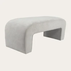 Banak Memoir Banco descalzador tapizado beige