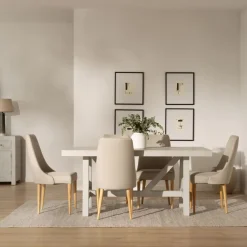 Banak Milner Table à manger rectangulaire en bois massif