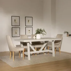 Banak Milner Table &agrave; manger rectangulaire en bois massif