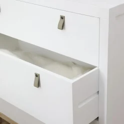 Enfant Banak Milos Commode en bois blanc et naturel