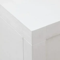 Enfant Banak Milos Commode en bois blanc et naturel