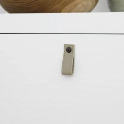 Enfant Banak Milos Commode en bois blanc et naturel