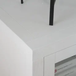 Enfant Banak Milos Commode en bois blanc et naturel