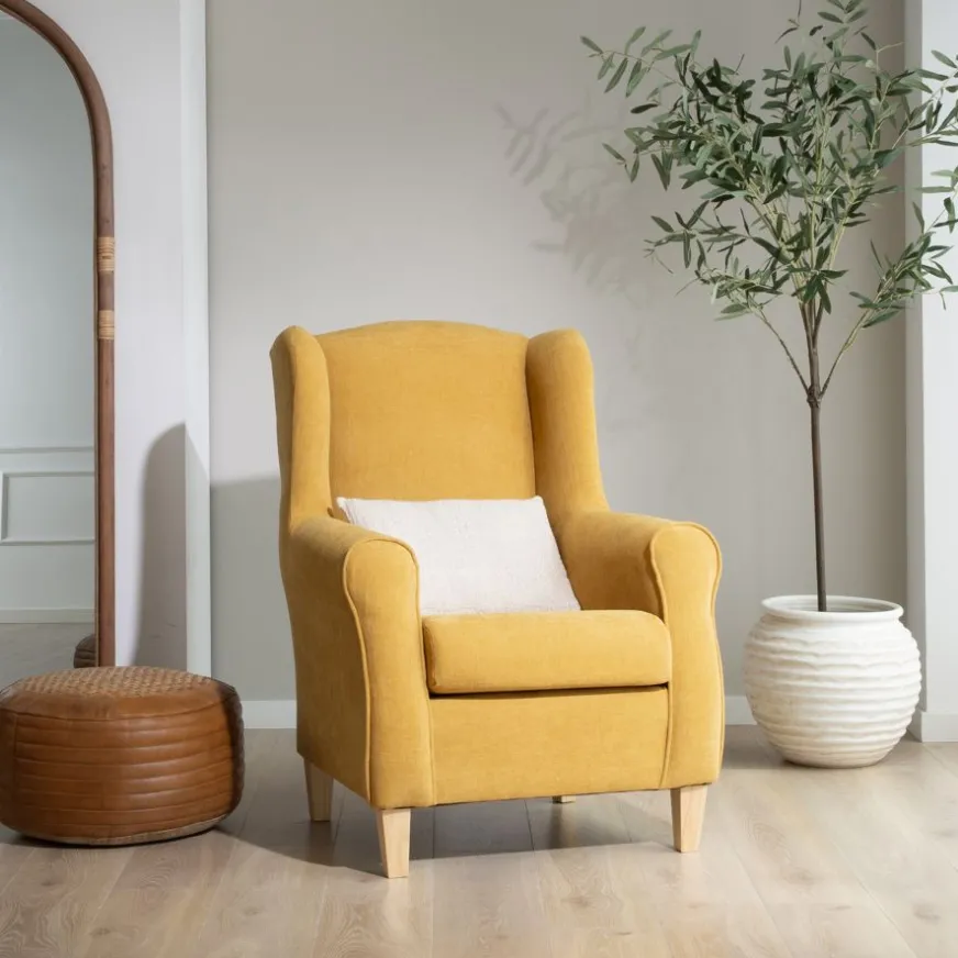 Banak Morea Fauteuil moutarde