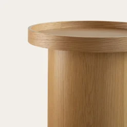 Banak Morelli Table basse en chêne haute