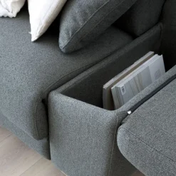 Banak Mumbai Canapé électrique d'angle gauche 4 places