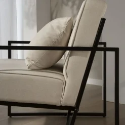 Banak Murano Fauteuil tapissé beige