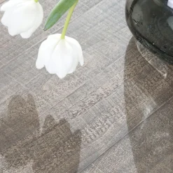 Banak Nadine Set de 2 tables basses en bois massif et métal