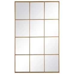 Banak Nanka Miroir mural en métal et verre