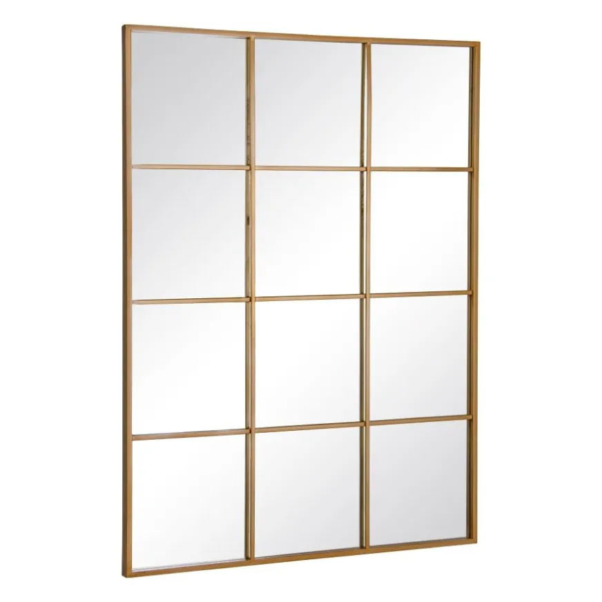 Banak Nanka Miroir mural en métal et verre