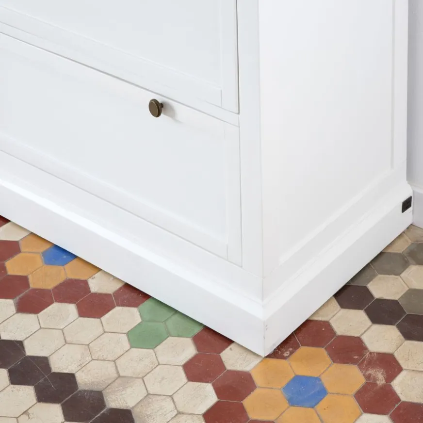 Banak Nantes Commode en bois laqué blanc