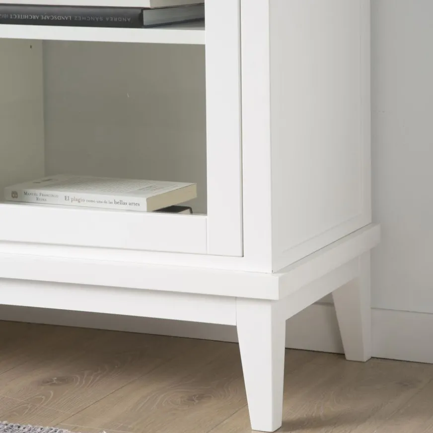 Banak Naroa Buffet laqué en blanc