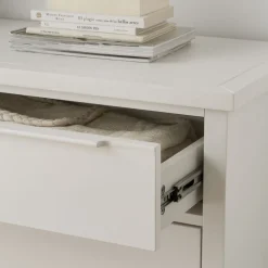 Banak Naroa Confortable laqué en blanc