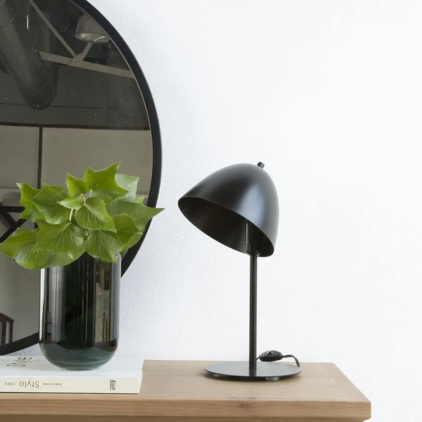 Banak Natu Lampe table métal noir