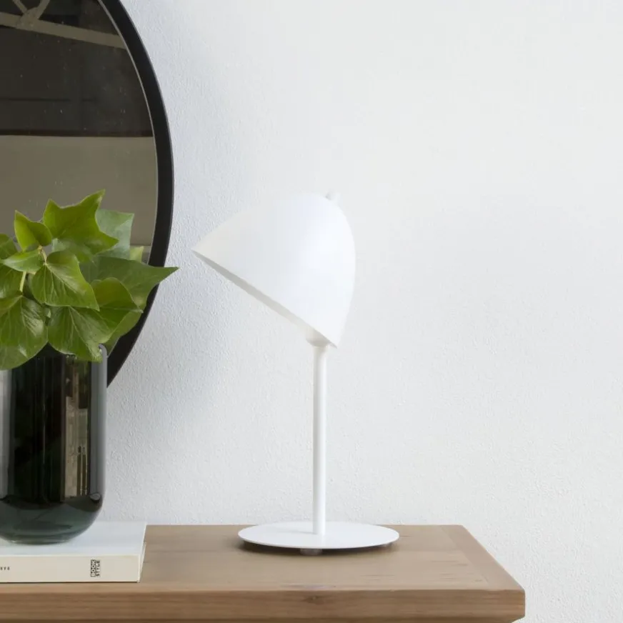 Banak Natu Lampe table métal blanc