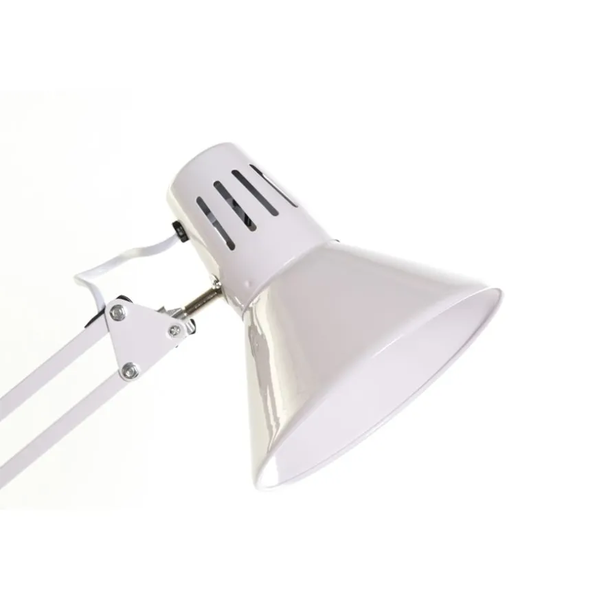 Banak Naya Lampe de table flexo métal blanc