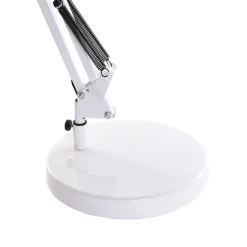 Banak Naya Lampe de table flexo métal blanc