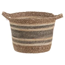 Banak Neya Ensemble de 3 paniers en fibre naturelle