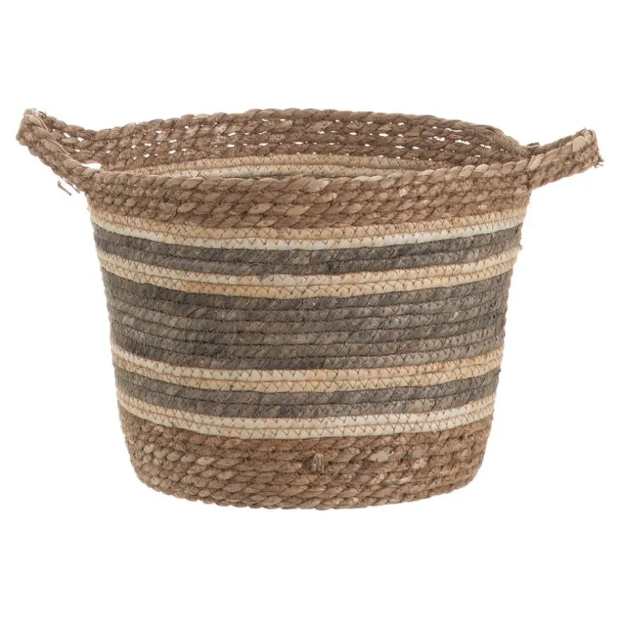 Banak Neya Ensemble de 3 paniers en fibre naturelle