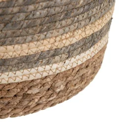 Banak Neya Ensemble de 3 paniers en fibre naturelle