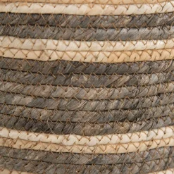 Banak Neya Ensemble de 3 paniers en fibre naturelle