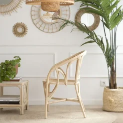 Banak Nit Chaise en rotin naturel