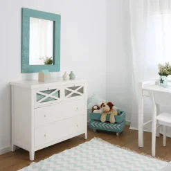 Enfant Banak Niza Commode en bois laqué blanc