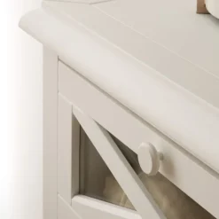 Enfant Banak Niza Commode en bois laqué blanc