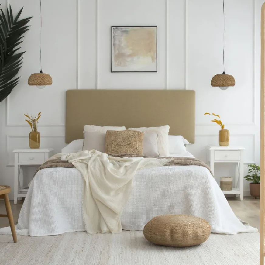 Enfant Banak Niza Table de chevet laqué en blanc