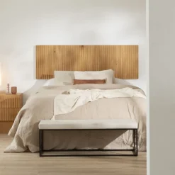 Banak Nolan Cabecero de madera maciza de mango para cama de 150 y 160