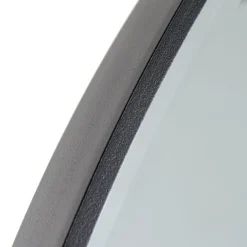 Banak Nolo Miroir noir en aluminium - verre