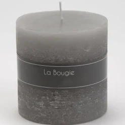 Banak Noly Bougie cylindrique gris