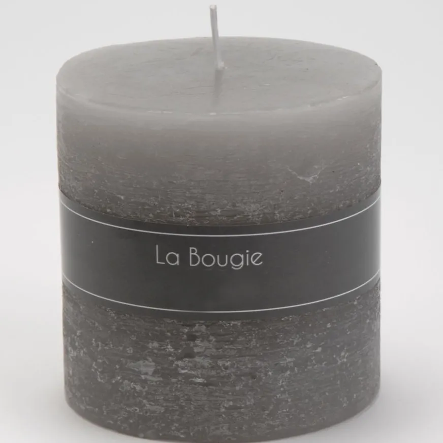 Banak Noly Bougie cylindrique gris