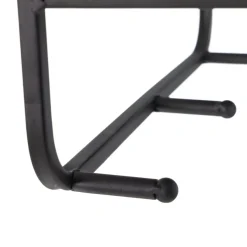 Banak Nora Miroir mural en métal noir