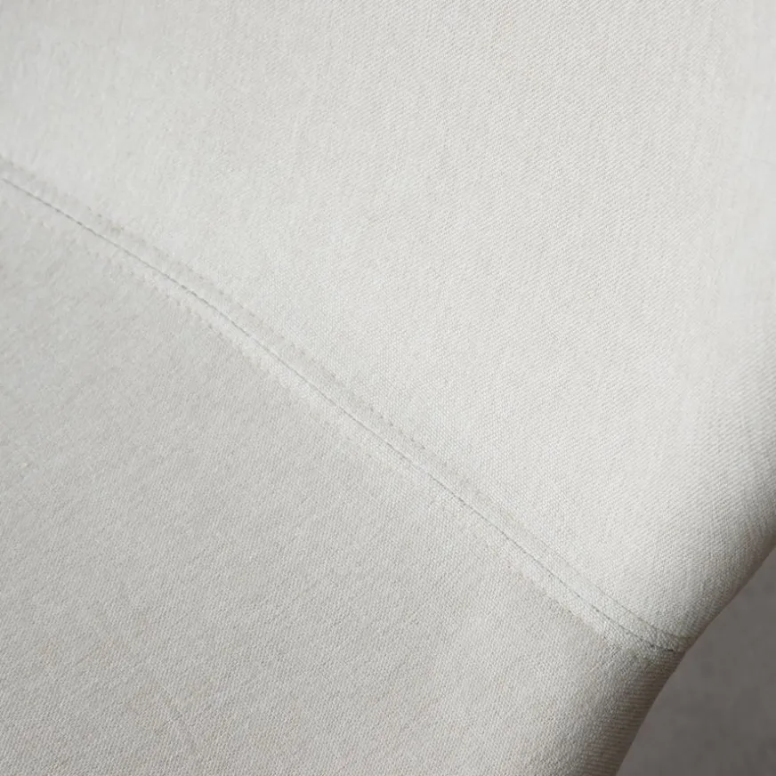 Banak Nori Chaise de bureau beige avec roulettes