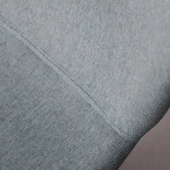 Banak Nori Chaise de bureau rembourrée vert aigue-marine avec roulettes