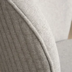 Banak Nuren Chaise rembourrée gris perle