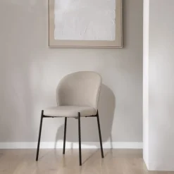 Banak Nuren Chaise rembourrée beige