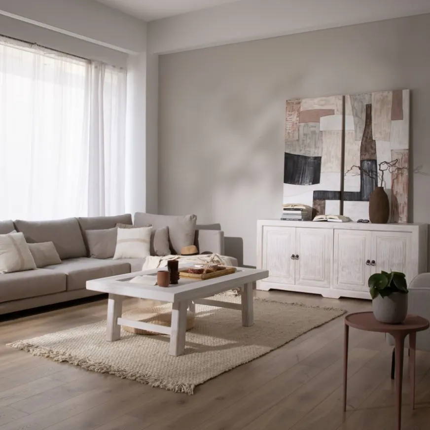 Banak Oblak Table basse en bois massif