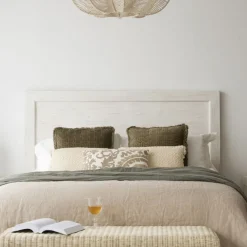 Banak Oblak Tête de lit en bois massif pour lit de 150 et 160