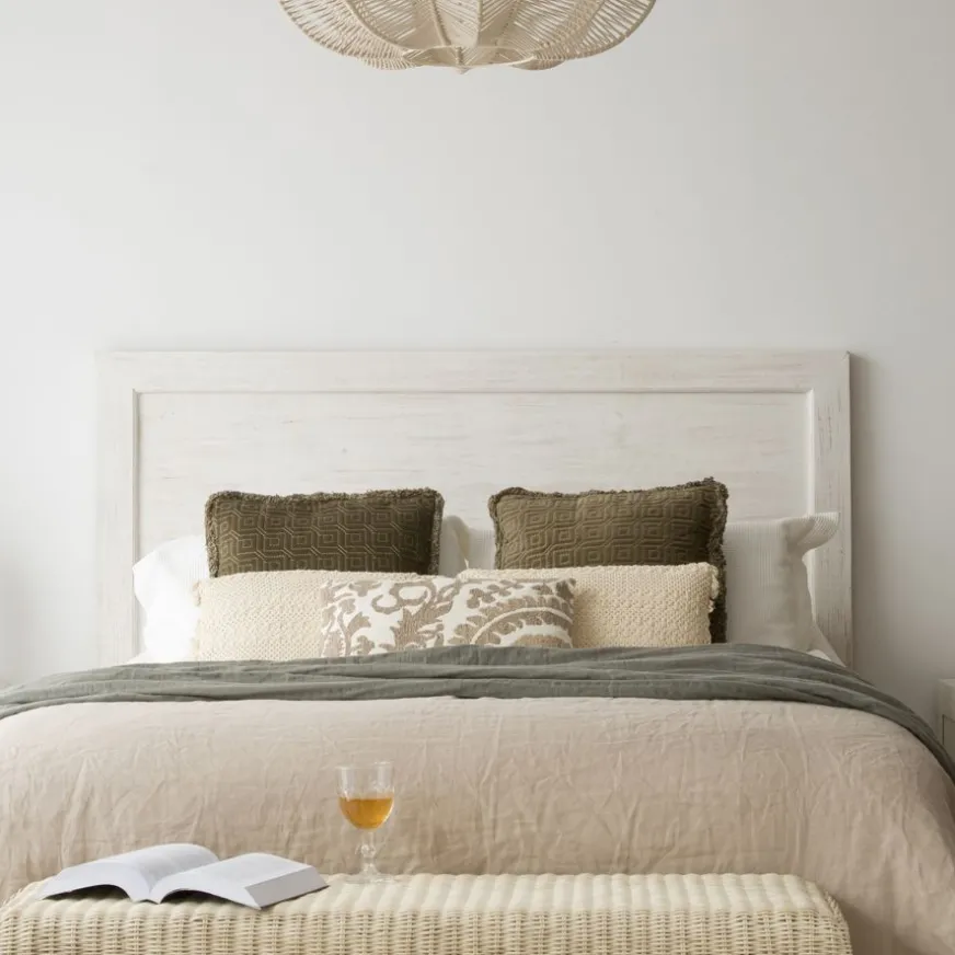 Banak Oblak Tête de lit en bois massif pour lit de 150 et 160