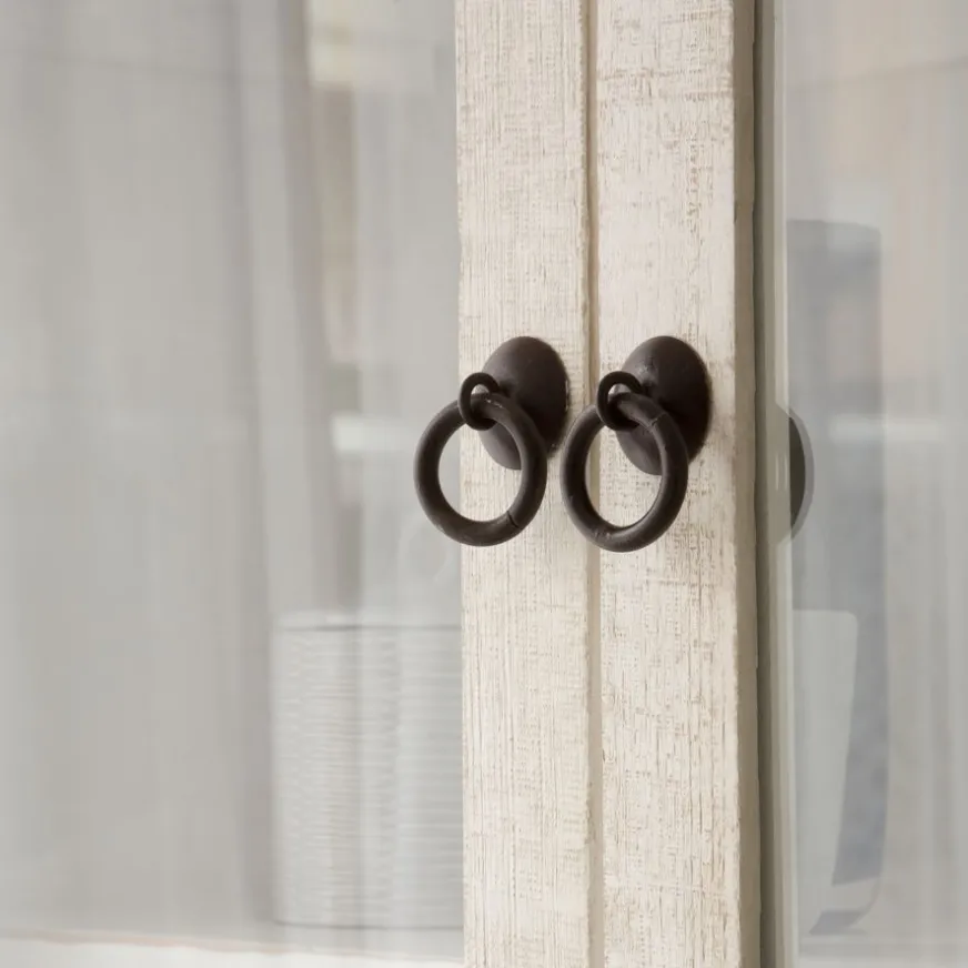 Banak Oblak Vitrine en bois massif