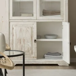 Banak Oblak Vitrine en bois massif