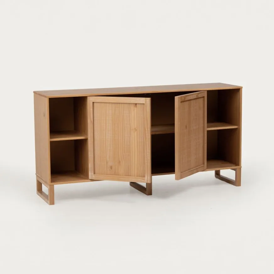 Banak Olivia Buffet en bois massif naturel