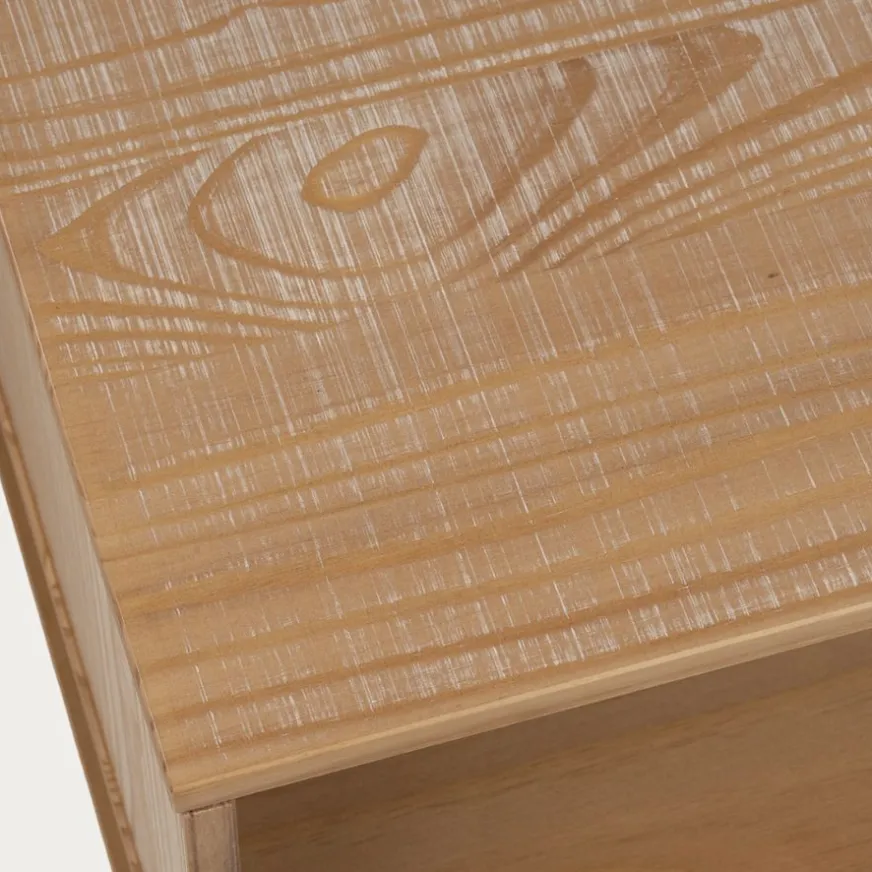 Banak Olivia Table basse en bois massif naturel