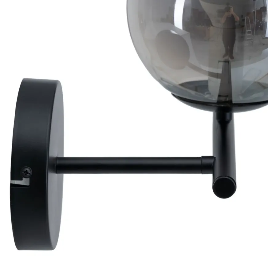 Banak Pâtes Appliquées murales en métal et verre